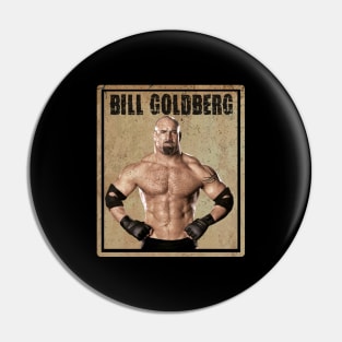 Bill Goldberg - Retro //Art Drawing Pin