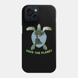 Save The Planet Tee Earth Day 2023 Environment Turtle Lovers Phone Case