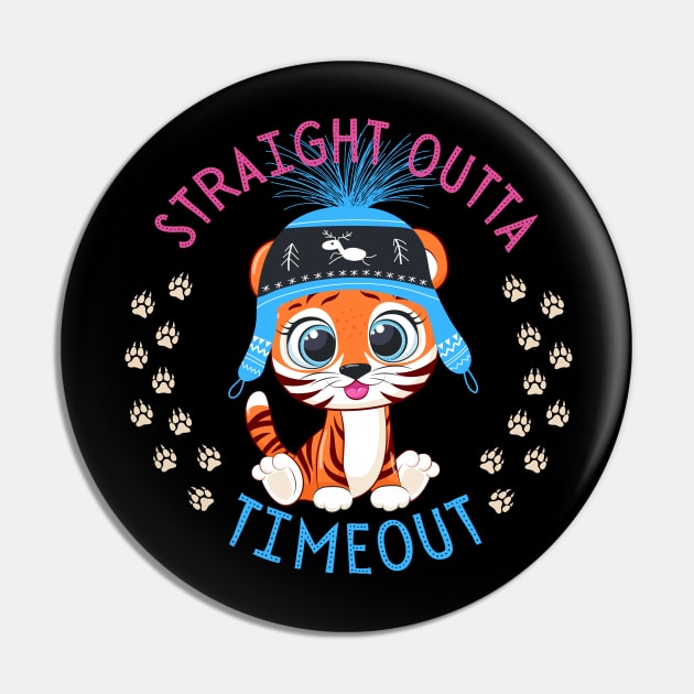 Straight Outta Timeout Cute and Smart Cookie Sweet little tiger in a hat cute baby outfit Pin by BoogieCreates