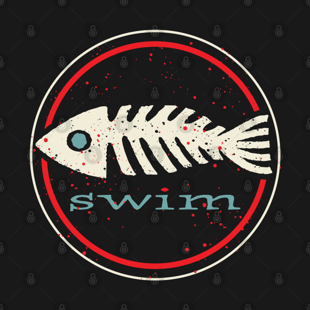 Swim! Graphic Fishbone by wickedpretty