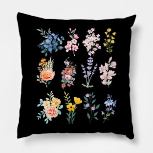 Colourful Flowers Pillow