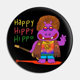 happy hippy hippo Pin