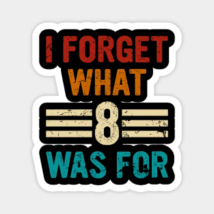 Retro vintage I forget what eight was for - Violent femmes fan Magnet