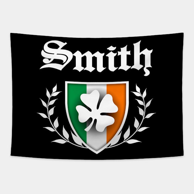 Smith Shamrock Crest Tapestry by robotface