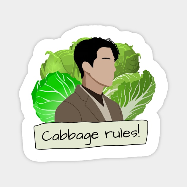 Cabbage Rules! Magnet by Mihadom