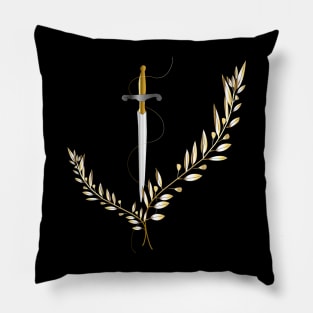 Golden sword Pillow