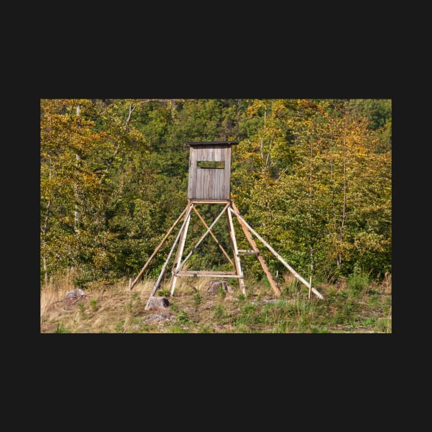 Jägerhochsitz, landscape in Hebst, Gernrode, Quedlinburg, Saxony-Anhalt by Kruegerfoto