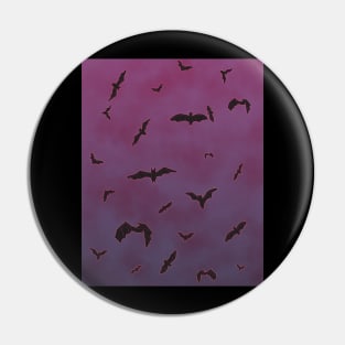 Bats in the Sky Pin
