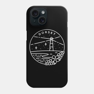 Dorset, South England Emblem - Black Phone Case