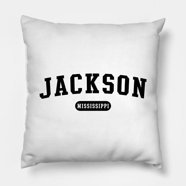 Jackson, MS Pillow by Novel_Designs