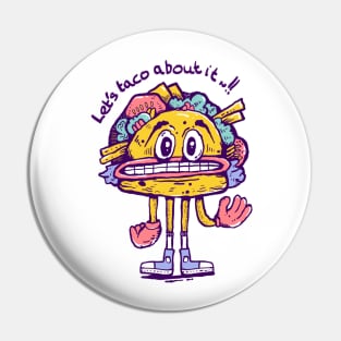 Let’s Taco About It Pin