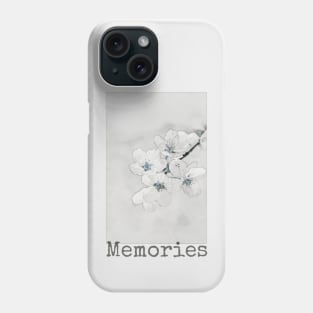 Memories aesthetic beautiful bloom flowers cherry blossom romantic love beauty Phone Case