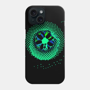 3D Glass Crystal Phyllotaxis Flower Phone Case