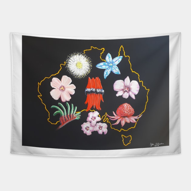 Australia Tapestry by dylanshelmerdine