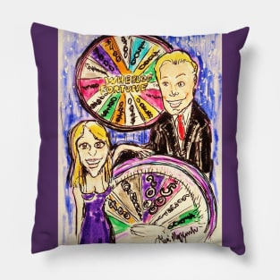 Wheel of Fortune Pat Sajak and Vanna White Pillow