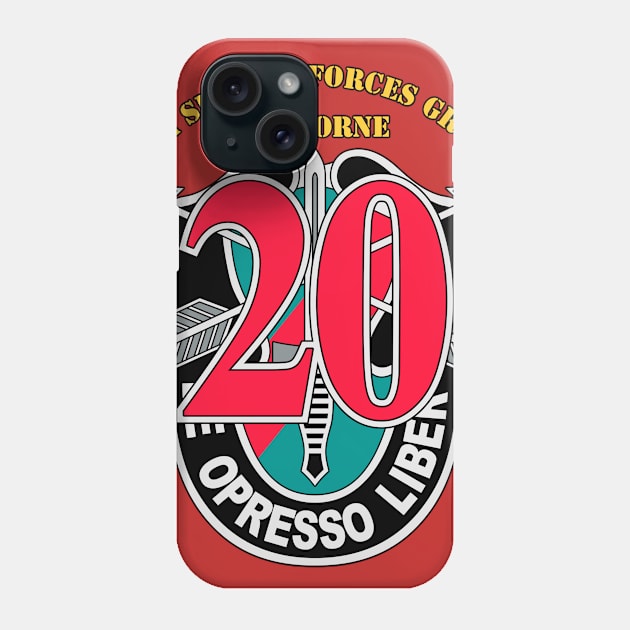 20th Special Forces Group Phone Case by MBK