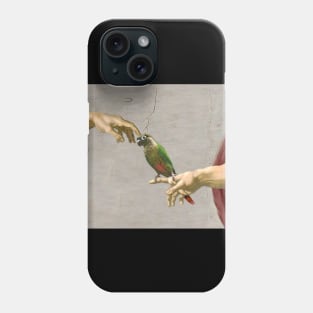 Michelangelo Conure Green Ckeeked Parrot Phone Case