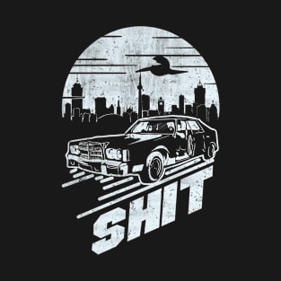 Ricky's Shit Mobile Car Abstract Design T-Shirt