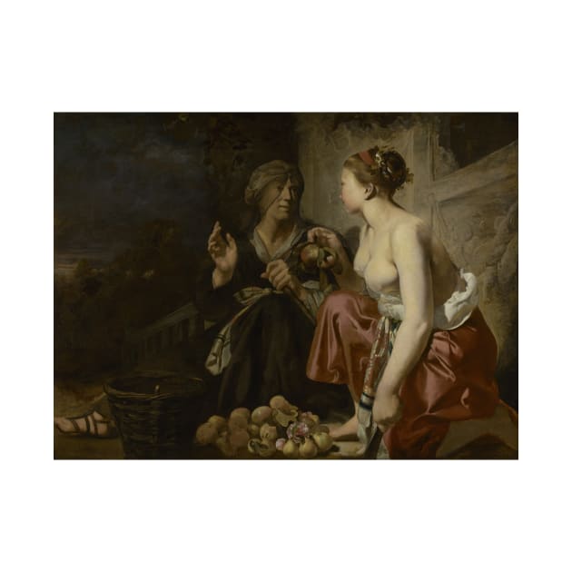 Vertumnus and Pomona by Caesar van Everdingen by Classic Art Stall