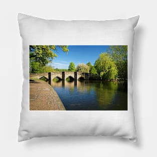 Bakewell Bridge and River Wye Pillow