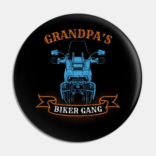 Grandpa's Biker Gang Father's Day Pin