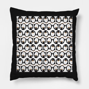 Cute Dancing penguins pattern Pillow