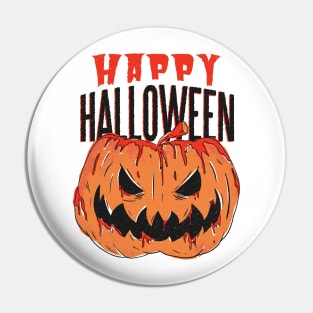 Happy Halloween Pumpkin Pin