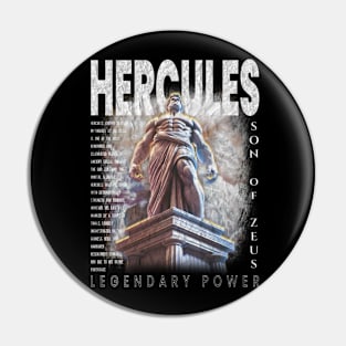 Hercules vintage grunge graphic Deaign Pin