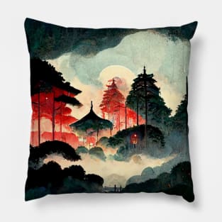 Japanese scenery Pillow