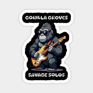 Gorilla Grooves: Shredding Solos with Jungle Vibes Magnet
