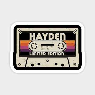 Hayden Name Limited Edition Magnet