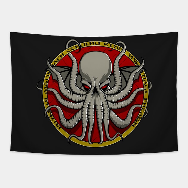 Cthulhu Sigil Tapestry by GAz