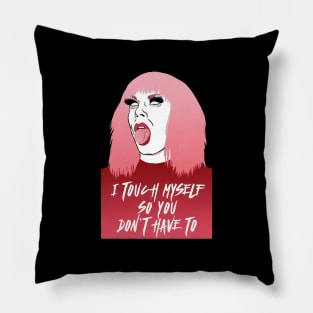 Katya Zamolodchikova Logo Pillow