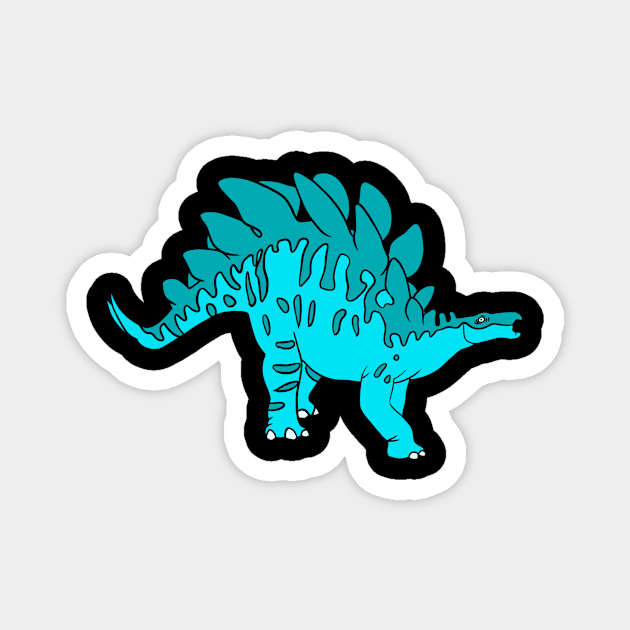 Stegosaurus Magnet by JulieKitzes