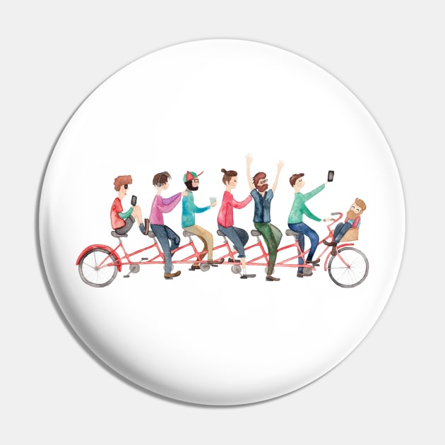 Bike Ride Pin by Elena_ONeill