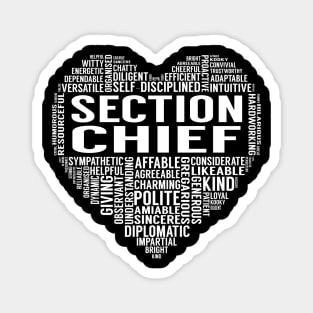 Section Chief Heart Magnet