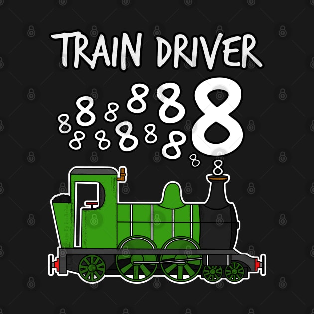 Train Driver 8 Year Old Kids Steam Engine by doodlerob