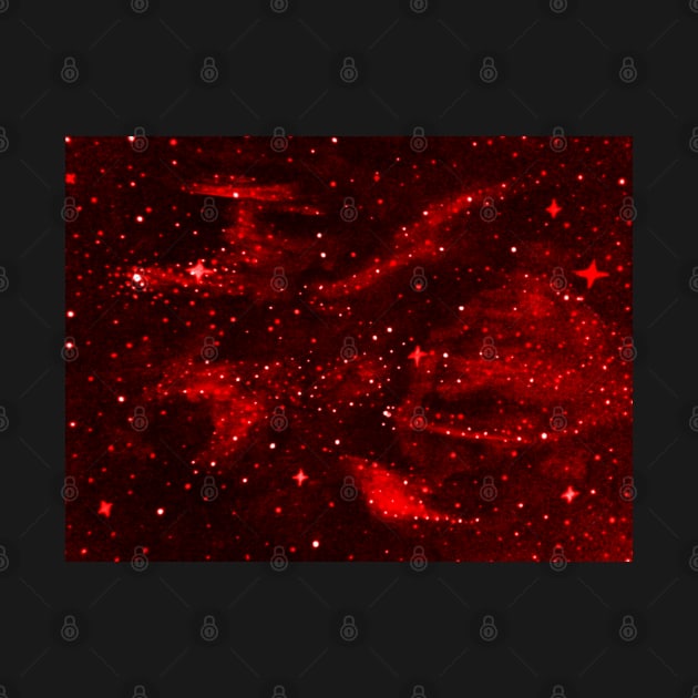 Simple Red Galaxy by thcreations1