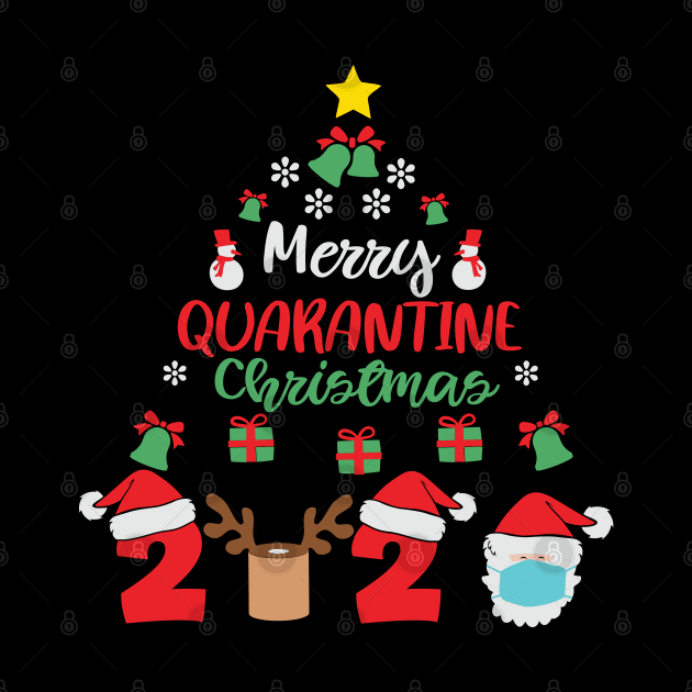 Merry Quarantine Christmas Funny Christmas 2020 by GiftTrend