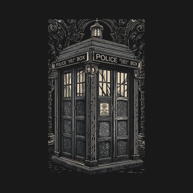 Gothic Tardis by DesignedbyWizards