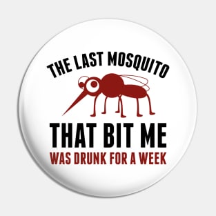 Drunk Mosquito Pin