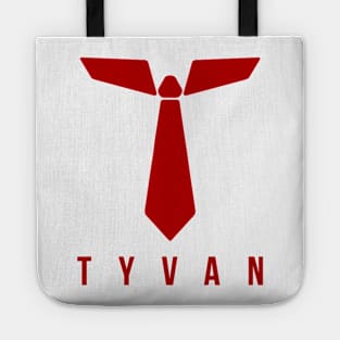 TyvanTV Logo w/TYVAN - Red Tote