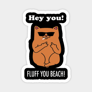 Fluff you Cat lover Magnet