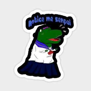 dino schoolgirl Magnet