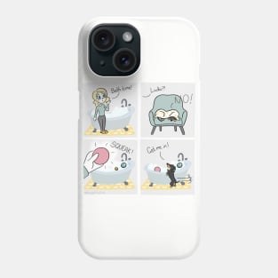 Dachshund Bath Time - Sausage Prince Comics Phone Case