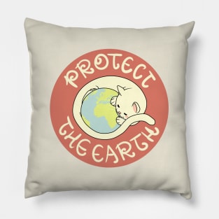 Mom Cat - Protect the Earth Pillow