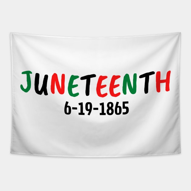 Juneteenth independence day Tapestry by merysam