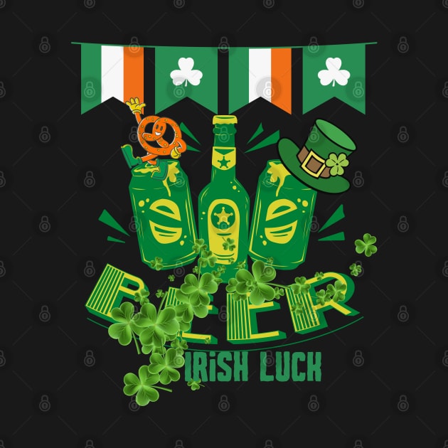 Irish luck beer by Beyond TShirt