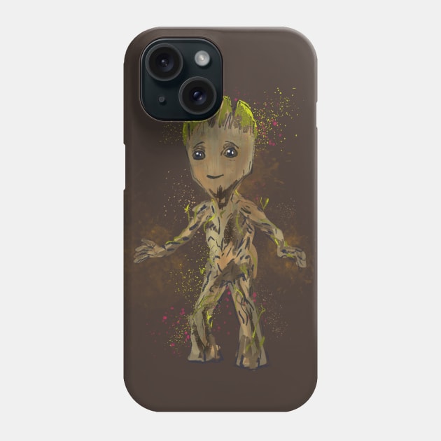 I am (baby) Groot Phone Case by MikeBrennanAD