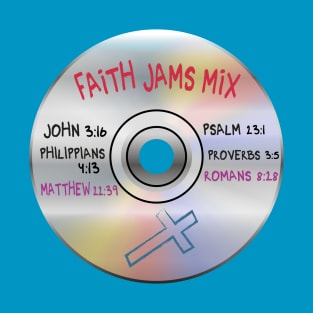 Faith Jamz Mixtape CD - 90's Inspired Spiritual T-shirt T-Shirt